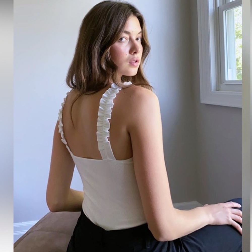 Sunday Best Aritzia Pink Firecracker Thong Bodysuit (light piling)
